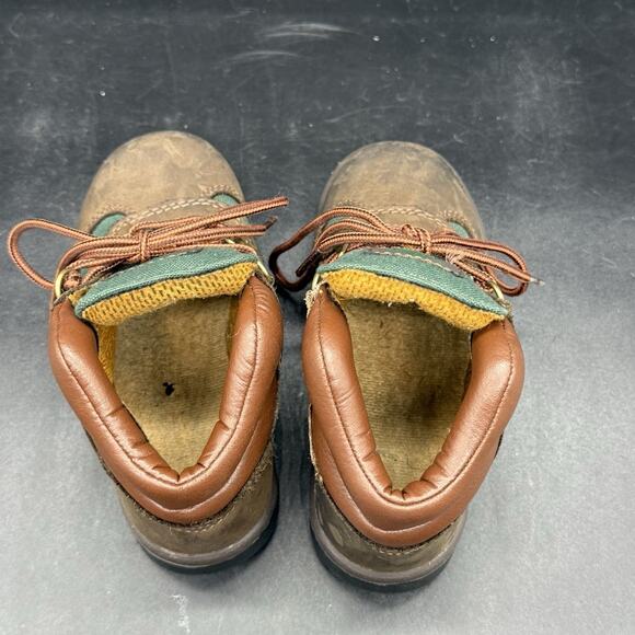 Timberland Baby Toddlers Size 10 Field Boots Brown Green 16837 Beef & Broc - Picture 6 of 7